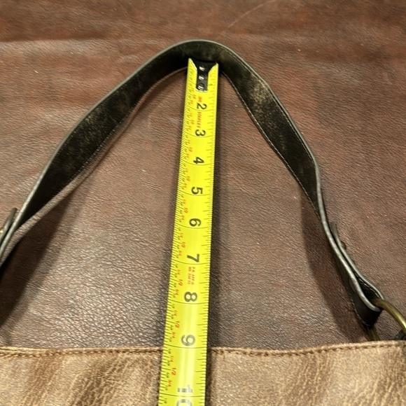 Montana West Two Tone Brown Shoulder Bag BRN6020C - Picture 14 of 16